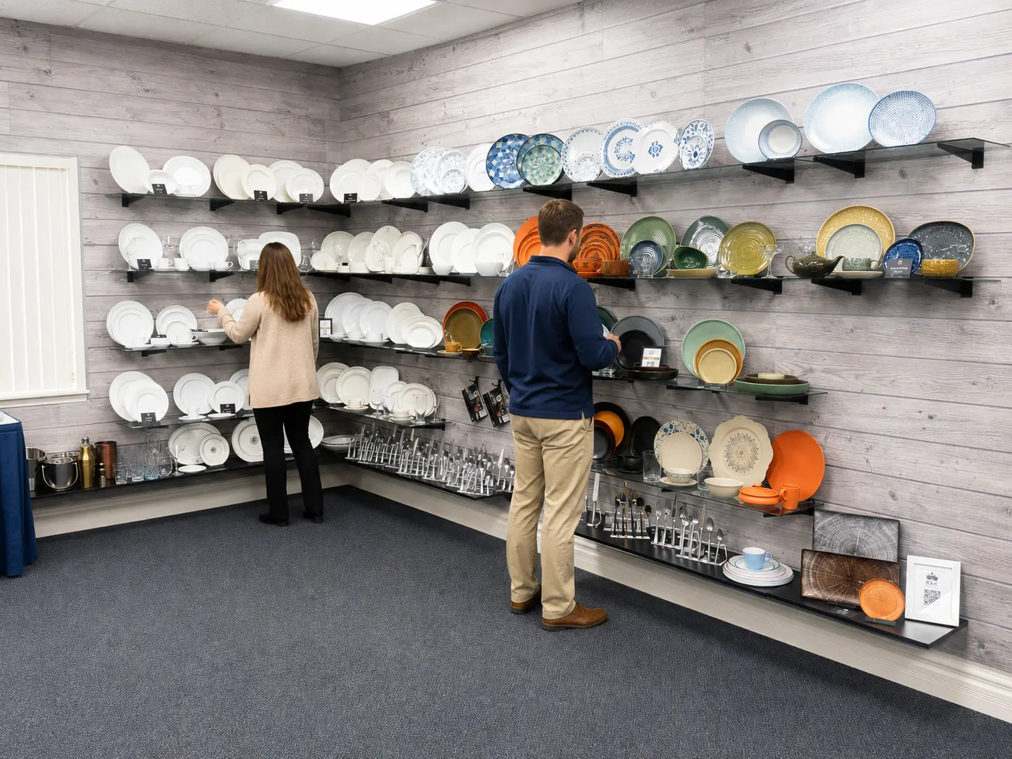 Tabletop and smallwares showroom
