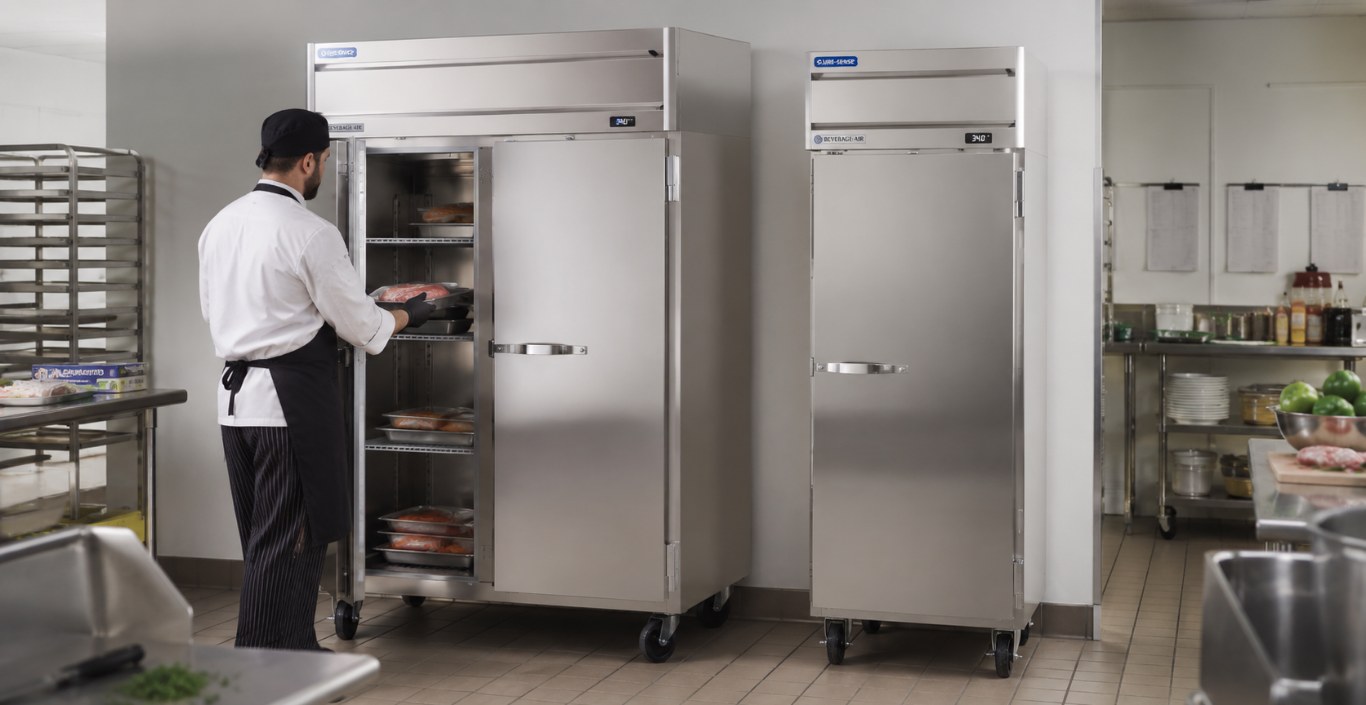 The Beverage-Air Sure-Sense reach-in thawing cabinet