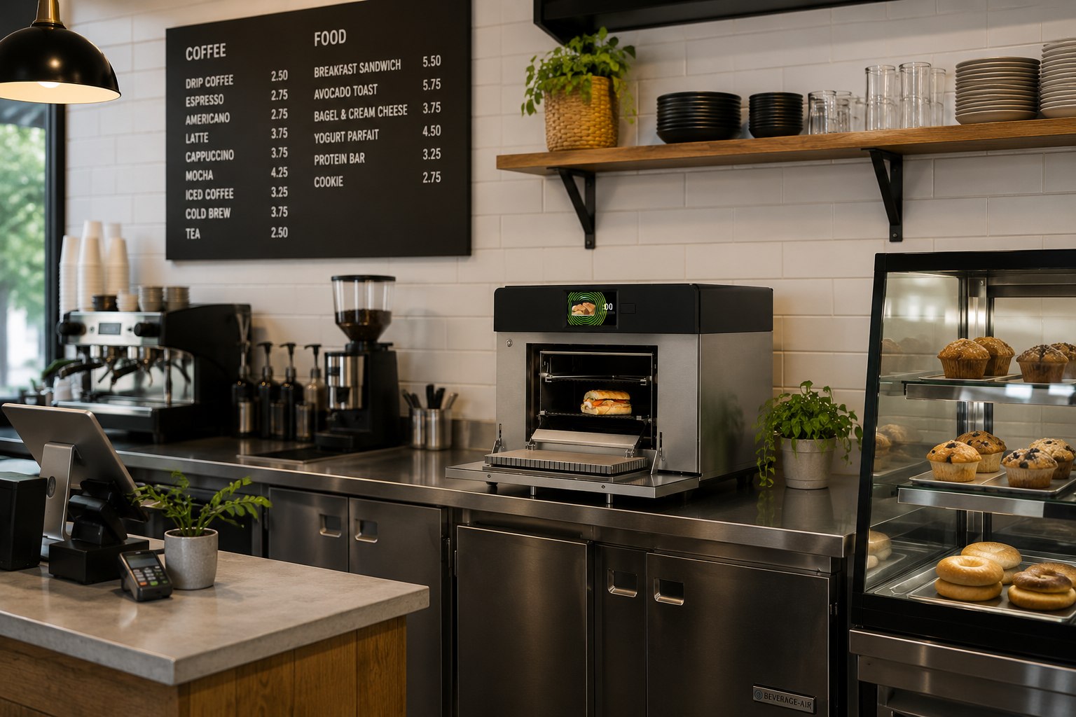 XpressChef high-speed oven on the counter line