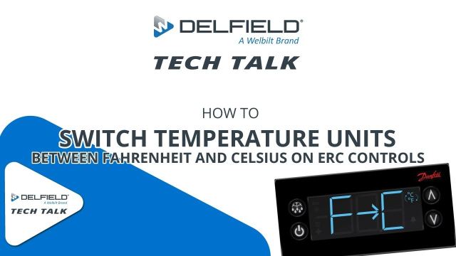 How To Switch Temperature Units on a Danfoss ERC unit