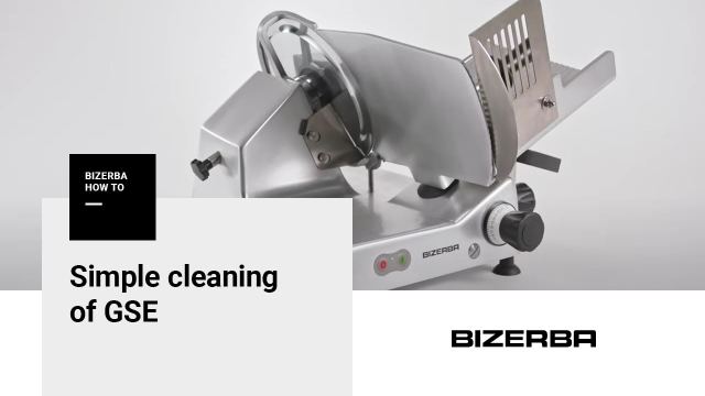 Bizerba How-To: GSE slicer - the way to clean slices