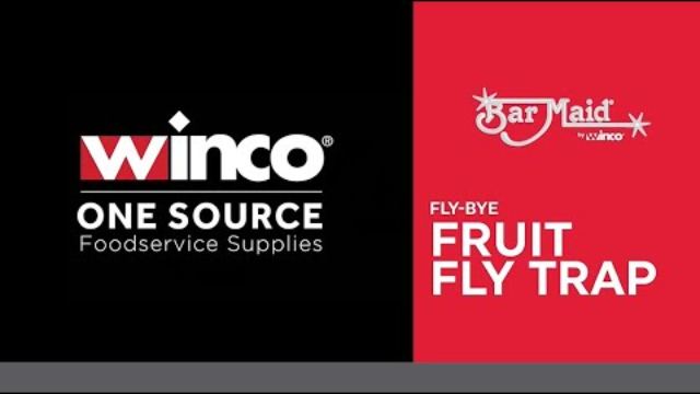 Winco Bar Maid Fly-Bye Fruit Fly Trap