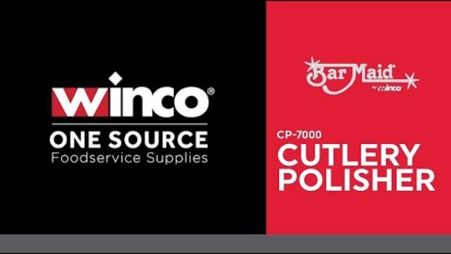 Winco Bar Maid Cutlery Polisher