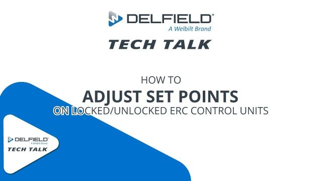 How to adjust the set point on ERC controls