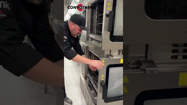 More Space, Safer Kitchens with Convotherm Combi Disappearing Door