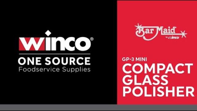 Winco Bar Maid GP-3MINI Glass Polisher