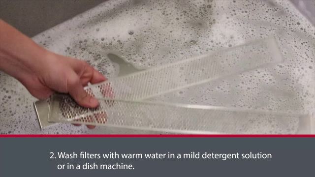 9 - Oven Maintenance: Cleaning the Air Filters (MXP/AXP)