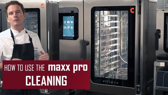 How to clean the Convotherm maxx pro combi oven?