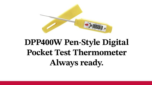 DPP400W — the one thermometer professional chefs need