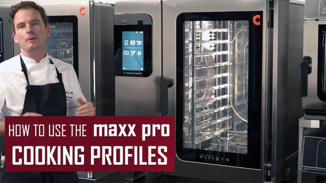 How to use cooking profiles in the Convotherm maxx pro combi oven?